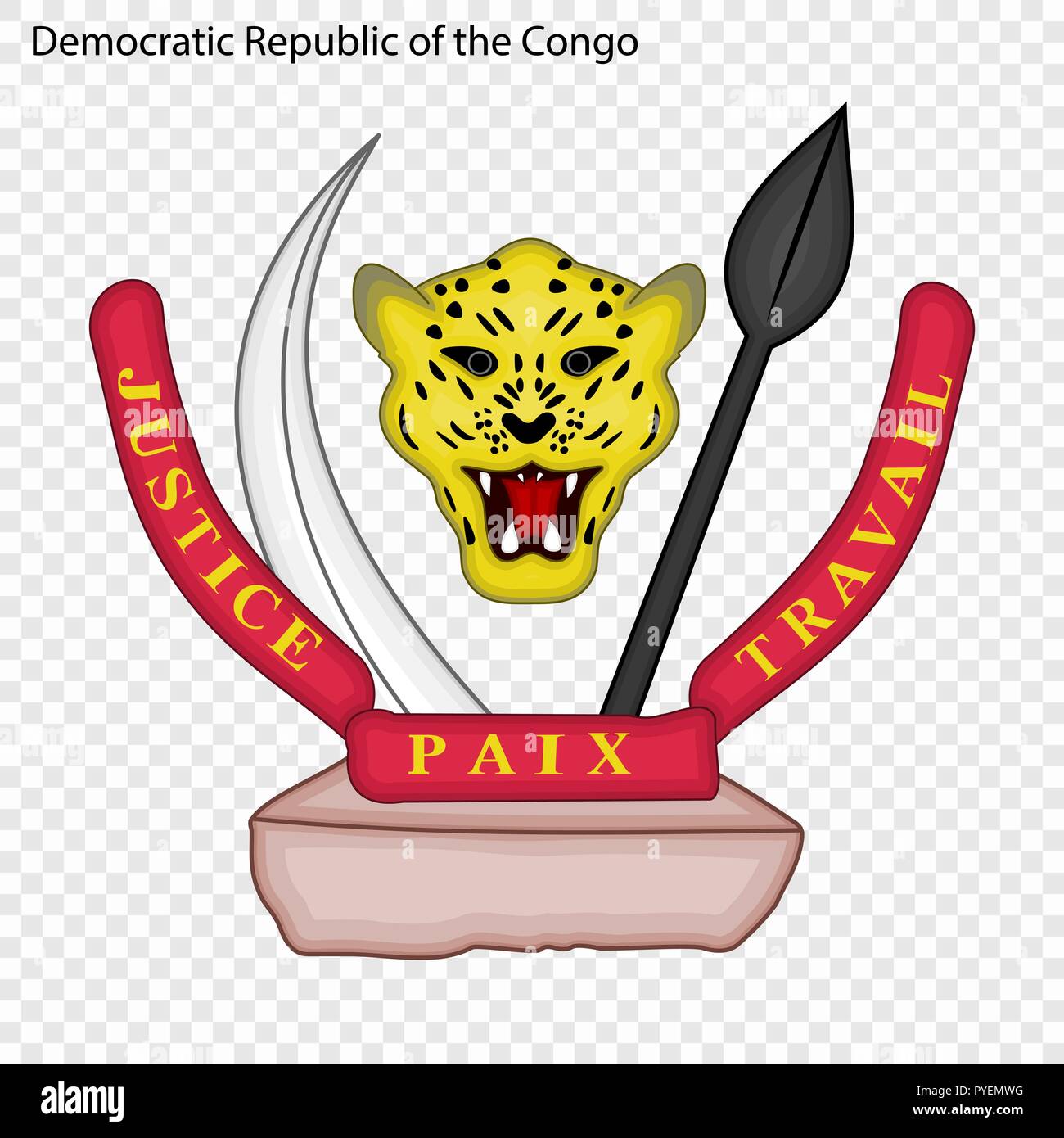 Emblème de la République Démocratique du Congo